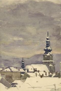 Kostol sv. Alžbety 1958, Ing. arch. Karol Tisončík Kostol sv. Alžbety 1958, Ing. arch. Karol Tisončík